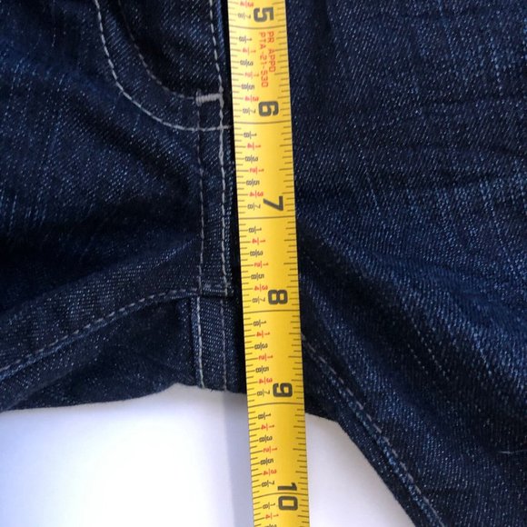 INC International Concepts Jeans Low RISE SZ 2 Bootleg Dark Wash Stretch - Picture 6 of 10